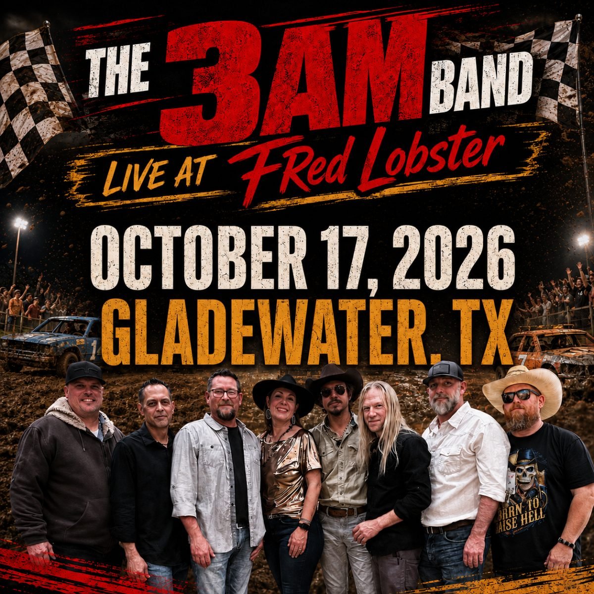 The 3am Band Live at FRed Lobster in Gladewater