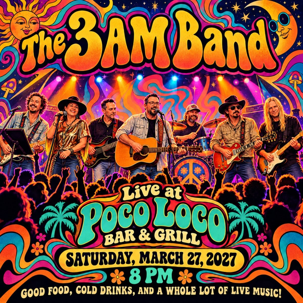The 3AM Band Live at Poco Loco Bar & Grill