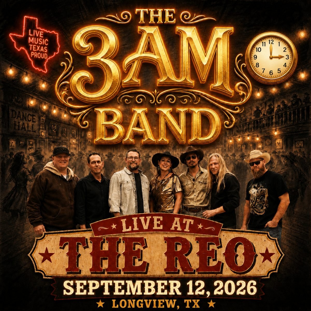 The 3am Band Live at The Reo In Longview